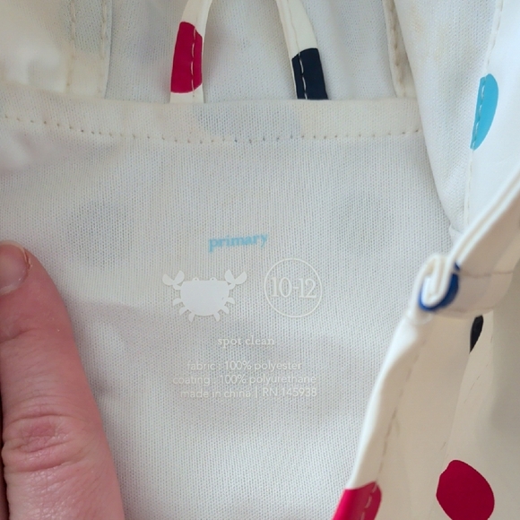 Primary Multicolor Polka Dot Kids Jacket - Picture 2 of 4